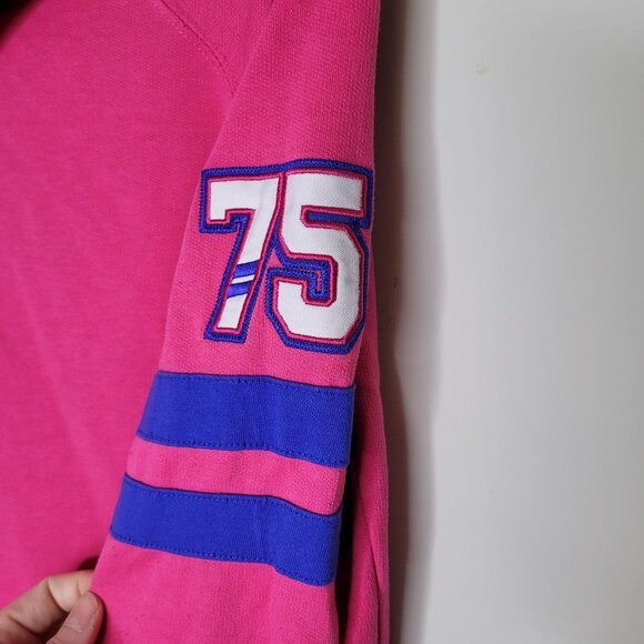 Champion Heritage Tradition US Navy Varsity button up hooded cardigan Medium - Picture 6 of 10